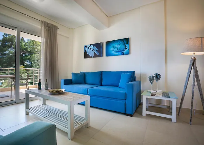 Meliti Waterfront Lägenhetshotell Karavomylos